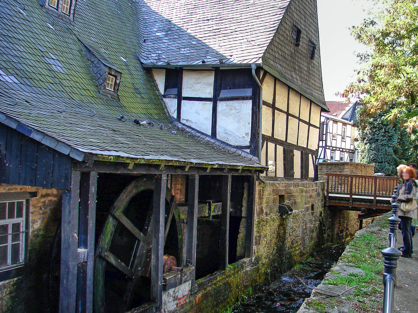 20061010 133223 Lohmühle   die Mühle am Klapperhagen wurde im frühen 16. Jahrhundert erbaut und beherbergte in der letzten Phase des Betriebs eine Zement  und eine Lohmühle